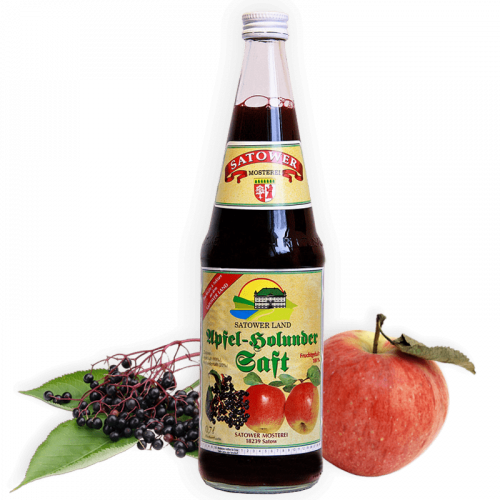 100% Apfel-Holundersaft - Direktsaft 0,7l