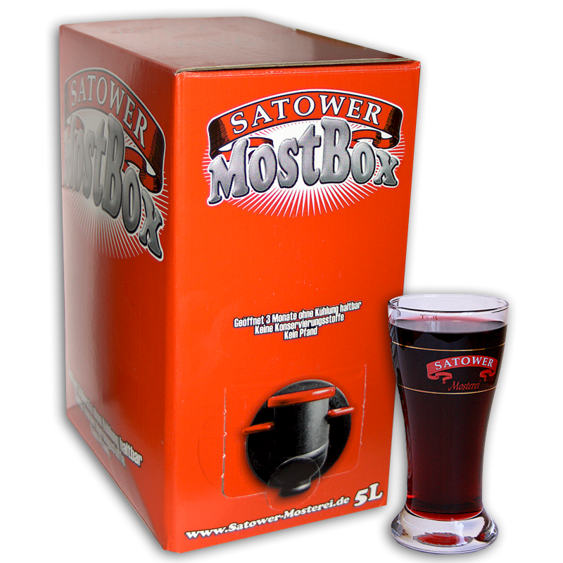 5 Liter Mostbox – Apfel-Kirsch Fruchtsaftgetränk