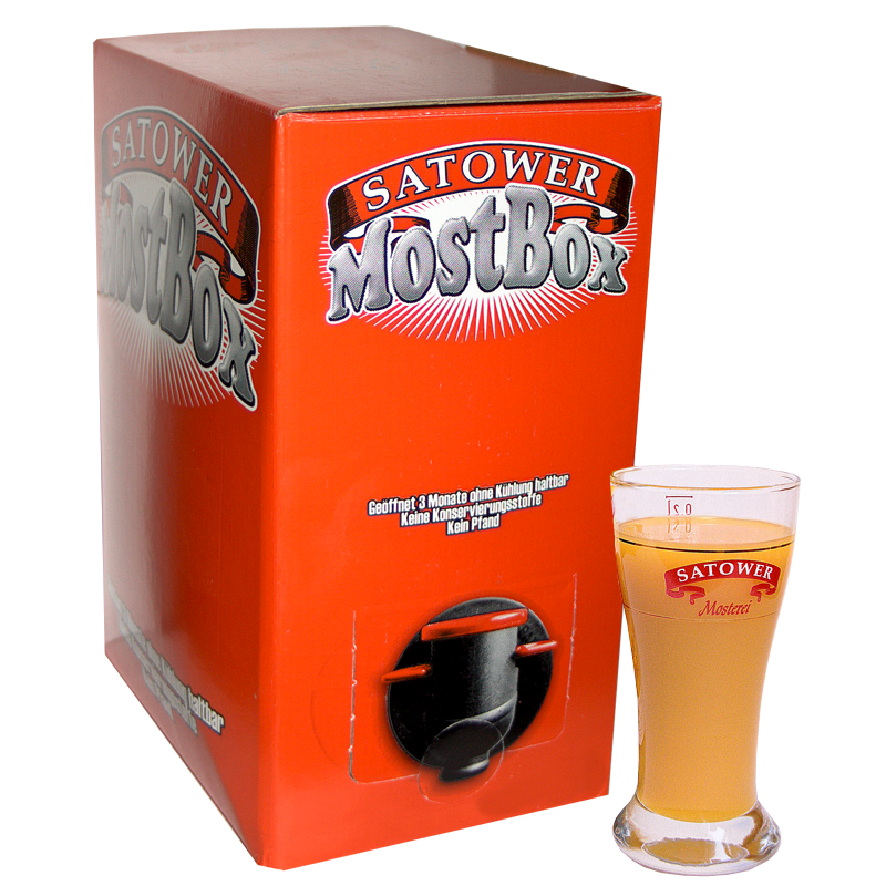 5L Saft aus Apfel und Mango in der Box