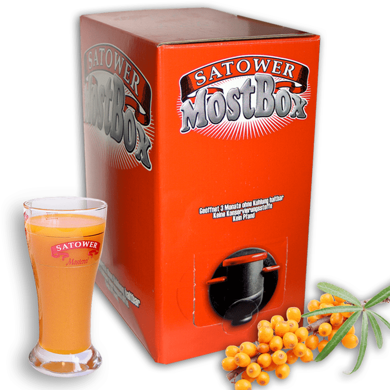 5 Liter Saftbox - 100% Sanddornsaft (Direktsaft)