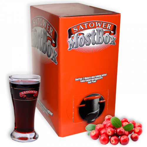 5 Liter Saftbox - 100% Cranberrysaft (Direktsaft)