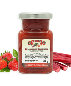 Rhabarber Erdbeere - Fruchtaufstrich 200g