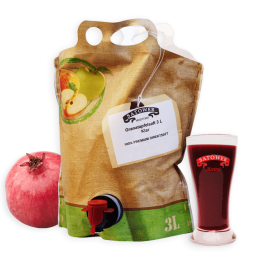 3 Liter Saftsack - Granatapfelsaft (Direktsaft)