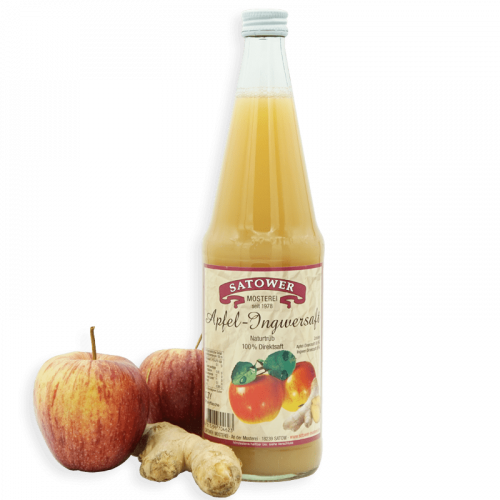 100% Apfel-Ingwer Saft (Direktsaft)