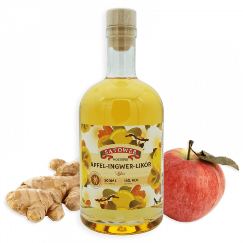 Großer Apfel-Ingwer-Likör 500ml