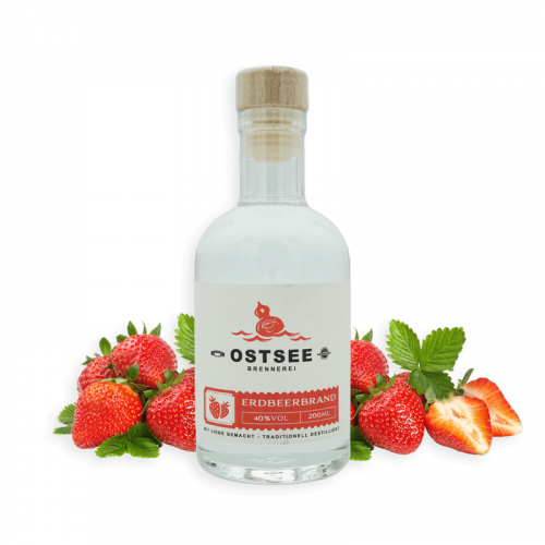 Kleiner mecklenburger Erdbeerbrand 200ml